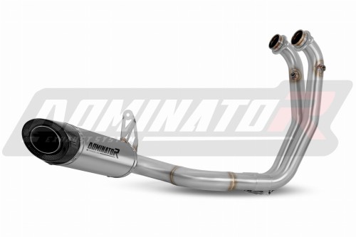 sistema de escape completo con silenciador DOMINATOR Full System titanio HP8 compatible con la motocicleta Aprilia Tuono 660 2021  2024 3