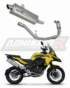 Benelli TRK 502 X 2018 - 2021 Sistema de escape Colector Silenciador Titanio P7 + dB killer medium