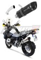 escape silenciador DOMINATOR HP1 negro compatible con la motocicleta BMW R1200GS 2010  2012 3