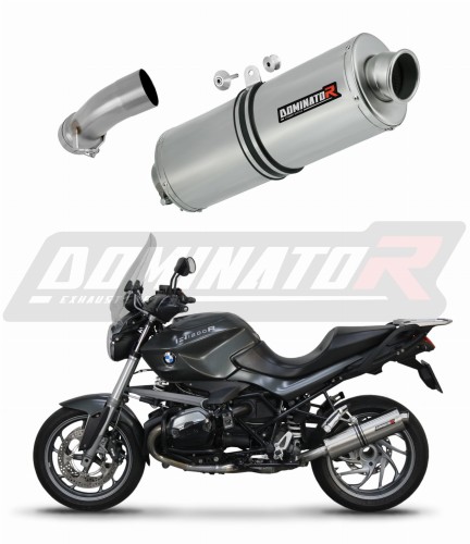 escape silenciador DOMINATOR oval compatible con la motocicleta BMW R1200R 2010  2014 6