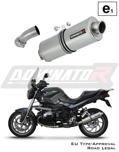 escape silenciador DOMINATOR homologado oval compatible con la motocicleta BMW R1200R 2010  2014 6