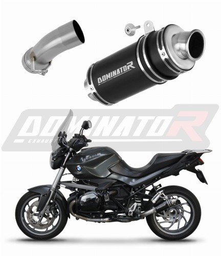 escape silenciador DOMINATOR GP1 negro compatible con la motocicleta BMW R1200R 2010  2014 6