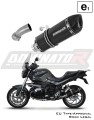 escape silenciador DOMINATOR homologado HP1 negro compatible con la motocicleta BMW R1200R 2010  2014 6