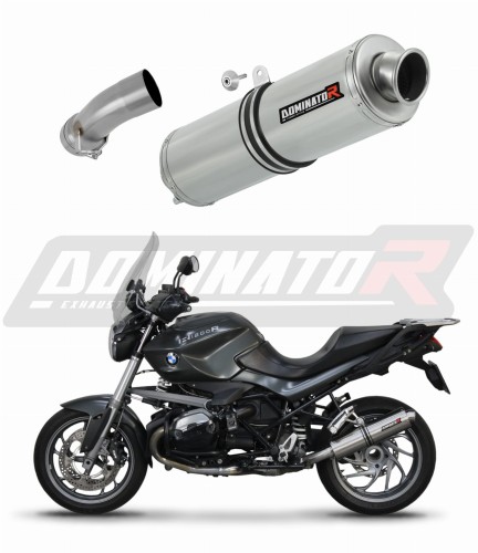 exhaust muffler DOMINATOR ROUND fits to BMW R1200R 2010  2014 6