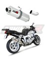 escape silenciador DOMINATOR oval compatible con la motocicleta BMW K1200R 2005  2009 6