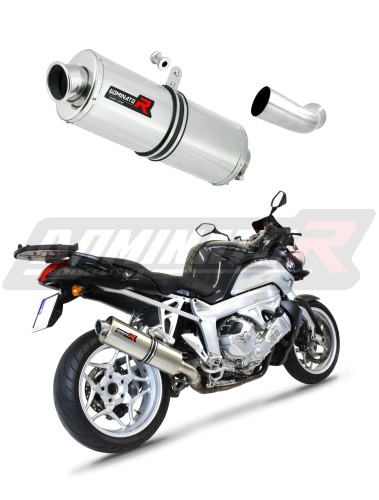 escape silenciador DOMINATOR oval compatible con la motocicleta BMW K1200R 2005  2009 6