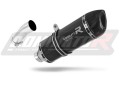 escape silenciador DOMINATOR HP1 negro compatible con la motocicleta BMW F700GS 2012  2017 2