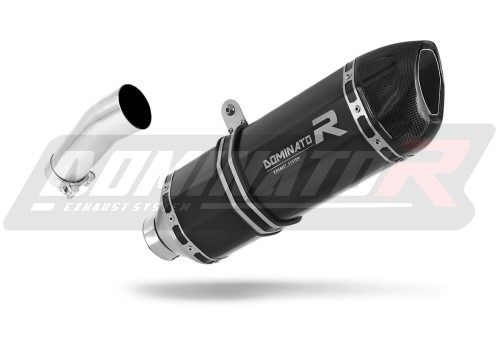 escape silenciador DOMINATOR HP1 negro compatible con la motocicleta BMW F700GS 2012  2017 2