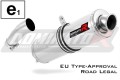 F800R Exhaust BMW Homologated EC Type approval  Street legal Approval Certificate Muffler Auspuff Sportauspuff Silencer Echappement Silencieux Scarico Scarichi Escape Wydech Tłumik ROUND 2009 - 2019 Dominator x