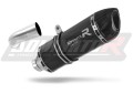 escape silenciador DOMINATOR HP1 negro compatible con la motocicleta BMW F800ST 2006  2012 2