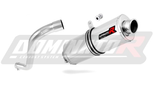 escape silenciador DOMINATOR oval compatible con la motocicleta BMW F650 FUNDURO  3