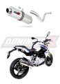 escape silenciador DOMINATOR oval compatible con la motocicleta BMW G310R 2016  2022 5