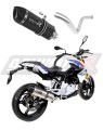 escape silenciador DOMINATOR HP1 negro compatible con la motocicleta BMW G310R 2016  2022 3