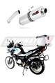 escape silenciador DOMINATOR oval compatible con la motocicleta BMW G650 GS 2011  2018 5