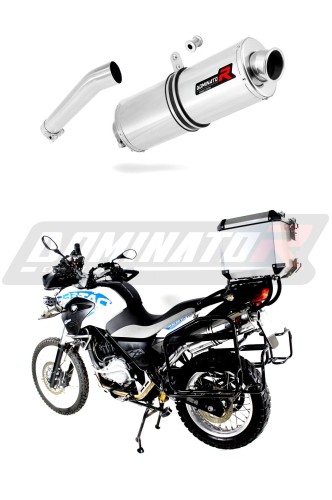 escape silenciador DOMINATOR oval compatible con la motocicleta BMW G650 GS 2011  2018 5