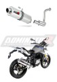 escape silenciador DOMINATOR oval compatible con la motocicleta BMW G310GS 2016  2024 5