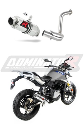 escape silenciador DOMINATOR GP1 compatible con la motocicleta BMW G310GS 2016  2024 5