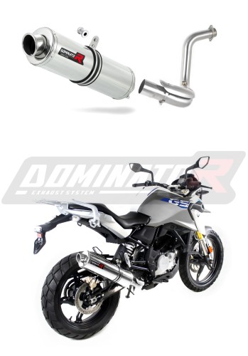 escape silenciador DOMINATOR redondo compatible con la motocicleta BMW G310GS 2016  2024 5