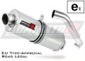 escape silenciador DOMINATOR homologado OVAL compatible con la motocicleta F750GS 2016  2020 3