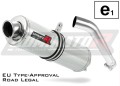 F750GS Exhaust BMW Homologated EC Type approval  Street legal Approval Certificate Muffler Auspuff Sportauspuff Silencer Echappement Silencieux Scarico Scarichi Escape Wydech Tłumik ROUND 2018 - 2020 Dominator x