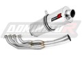 sistema de escape completo con silenciador DOMINATOR Full System oval compatible con la motocicleta BMW K1200GT 2003  2005 3