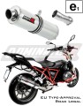 R1200RS EXHAUST BMW Homologated EC Type approval  Street legal Approval Certificate Muffler Auspuff Sportauspuff Silencer Echappement Silencieux Scarico Scarichi Escape Wydech Tłumik ROUND 2015 - 2018 Dominator x