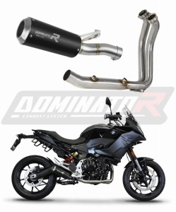 BMW F900XR 2020 - 2026 Sistema de escape Colector Silenciador GP NEGRO + dB killer medium