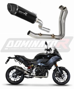 BMW F900XR 2020 - 2026 Sistema de escape Colector Silenciador HP5 NEGRO + dB killer medium