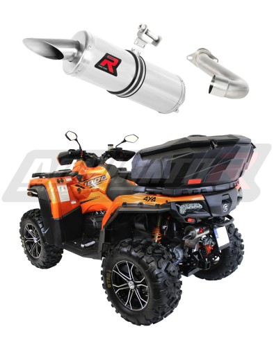escape silenciador DOMINATOR redondo compatible con la motocicleta Cf moto C Force 1000  6
