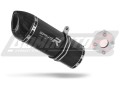 escape silenciador DOMINATOR HP1 negro compatible con la motocicleta Daelim VJF Roadsport 125  2