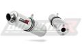 escape silenciador DOMINATOR redondo compatible con la motocicleta Daelim VJF Roadsport 125  3
