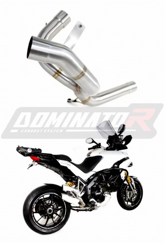 decat silenciador central DOMINATOR Mid Pipe compatible con la motocicleta MULTISTRADA 1200 2010  2014 7