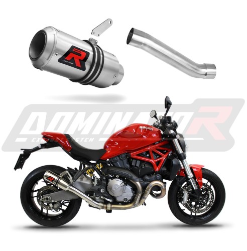 escape silenciador DOMINATOR GP compatible con la motocicleta Ducati MONSTER 821 2018  2021 6