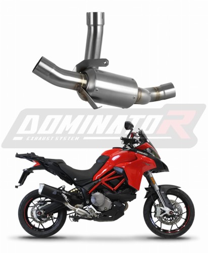 Ducati Multistrada 950/950 S  Exhaust Cat Eliminator Catalyst Catalytic Converter Linkpipe Decat Downpipe EX 2017/2020 DOMINATOR x