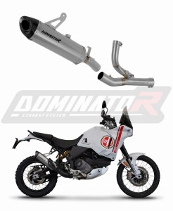 Ducati Desert X 2022 - 2023 Sistema de escape Colector Silenciador Titanio HP8 + dB killer