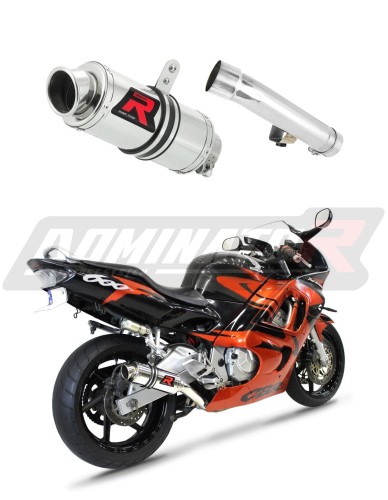 escape silenciador DOMINATOR GP1 compatible con la motocicleta Honda CBR 600 F2 / F3 1991  1998 6