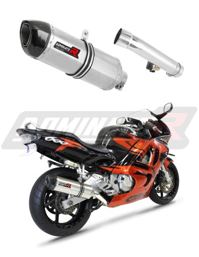 escape silenciador DOMINATOR HP1 compatible con la motocicleta Honda CBR 600 F2 / F3 1991  1998 6