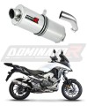escape silenciador DOMINATOR oval compatible con la motocicleta Honda VFR 800 X Crossrunner 2015  2021 8