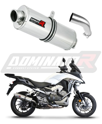 escape silenciador DOMINATOR oval compatible con la motocicleta Honda VFR 800 X Crossrunner 2015  2021 8