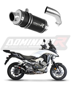 Honda VFR 800 X Crossrunner 2015 - 2021 Silenciador Escape GP1 NEGRO + dB killer medium