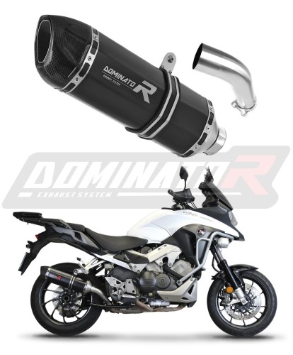 exhaust muffler DOMINATOR HP1 BLACK fits to Honda VFR 800 X Crossrunner 2015  2021 8