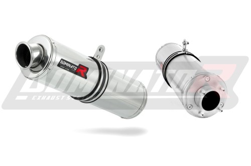 escape silenciador DOMINATOR redondo compatible con la motocicleta Honda CBF 250 2004  2006 3