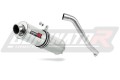 exhaust muffler DOMINATOR ROUND fits the motorcycle Honda XL 600 V TRANSALP 1987   2000 3