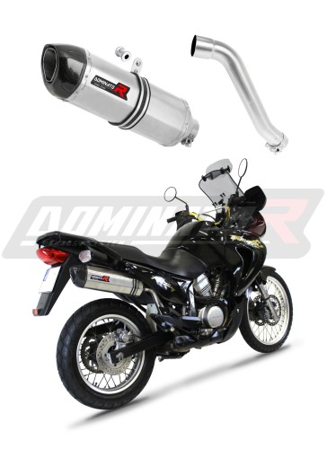 escape silenciador DOMINATOR HP1 compatible con la motocicleta Honda XL 650 V TRANSALP 2001  2007 6