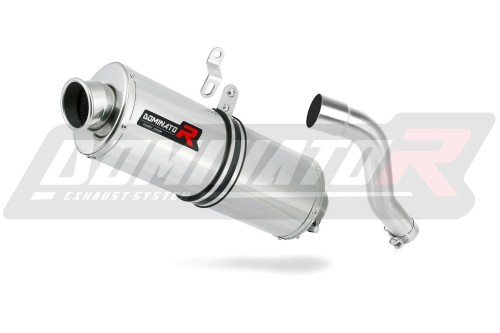 escape silenciador DOMINATOR oval compatible con la motocicleta Honda XL 700 V TRANSALP 2008  2014 3