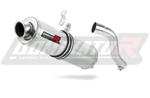 escape silenciador DOMINATOR redondo compatible con la motocicleta Honda XL 700 V TRANSALP 2008  2014 3