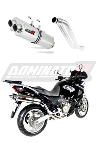 escape silenciador DOMINATOR oval compatible con la motocicleta Honda XL 1000 V VARADERO 1999  2016 5