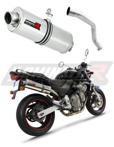 escape silenciador DOMINATOR oval compatible con la motocicleta Honda CB 600F HORNET 1998  2002 6