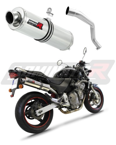 escape silenciador DOMINATOR redondo compatible con la motocicleta Honda CB 600F HORNET 1998  2002 6