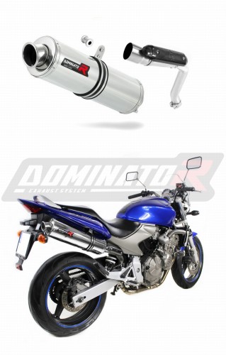 escape silenciador DOMINATOR redondo compatible con la motocicleta Honda CB 600F HORNET 2003  2006 5